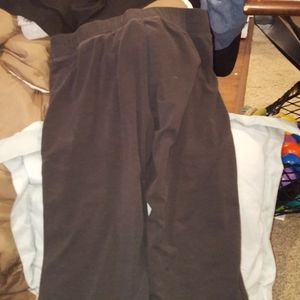 spandex w/belly bottom legs